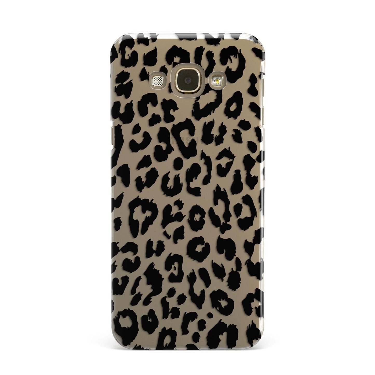 Black Leopard Print Samsung Galaxy A8 Case