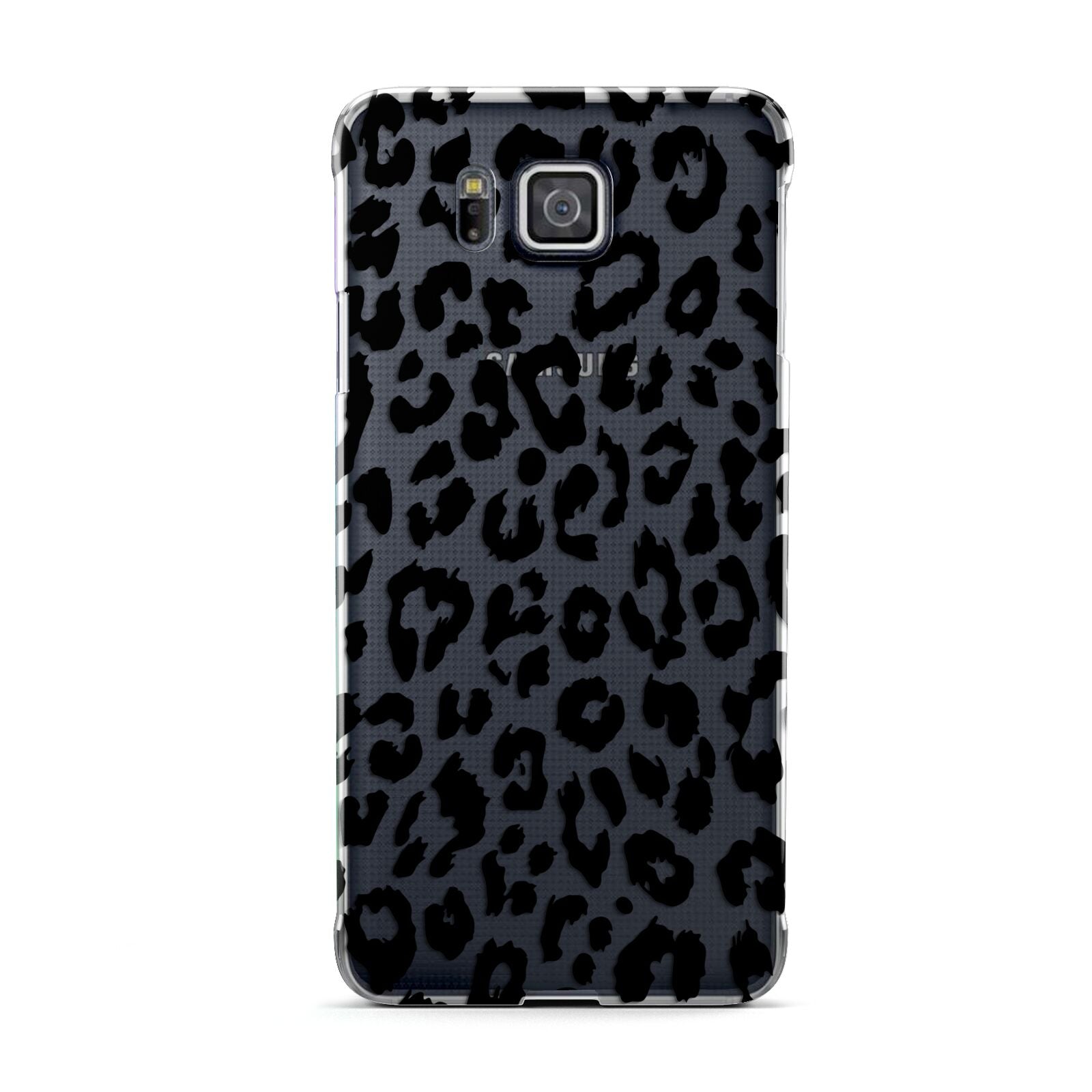 Black Leopard Print Samsung Galaxy Alpha Case