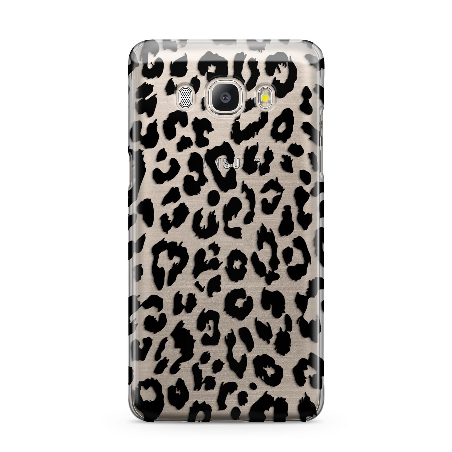 Black Leopard Print Samsung Galaxy J5 2016 Case