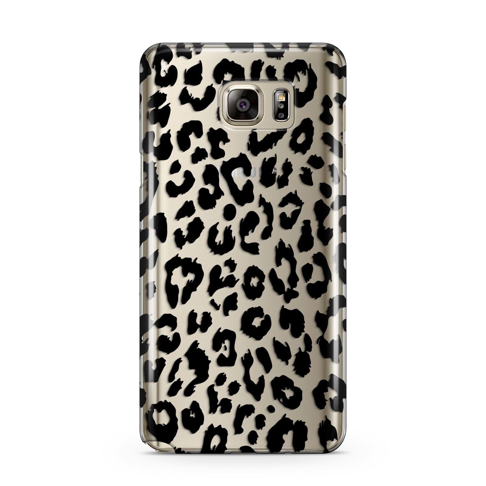 Black Leopard Print Samsung Galaxy Note 5 Case
