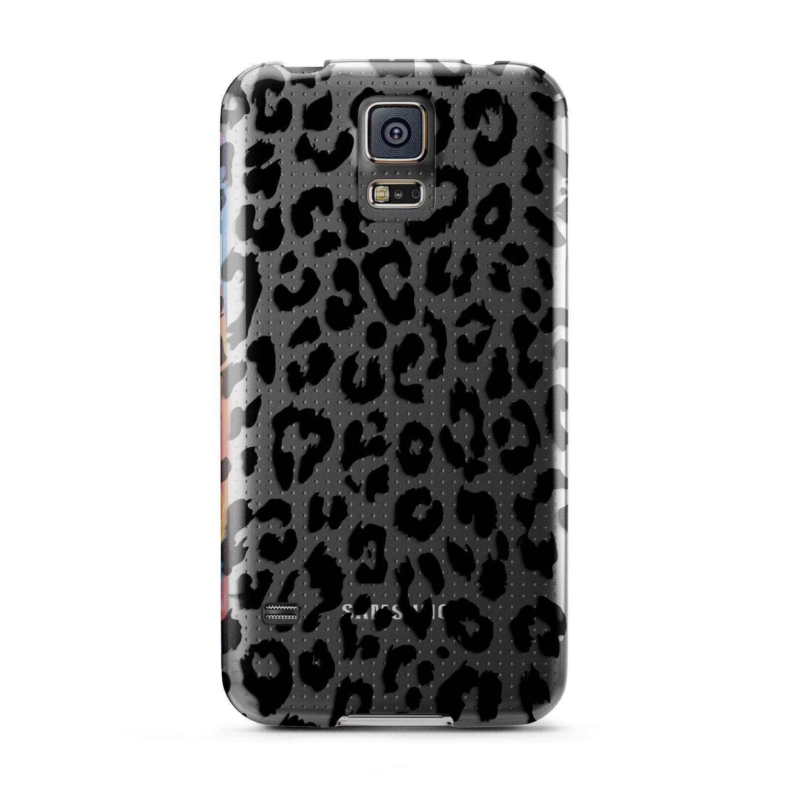 Black Leopard Print Samsung Galaxy S5 Case