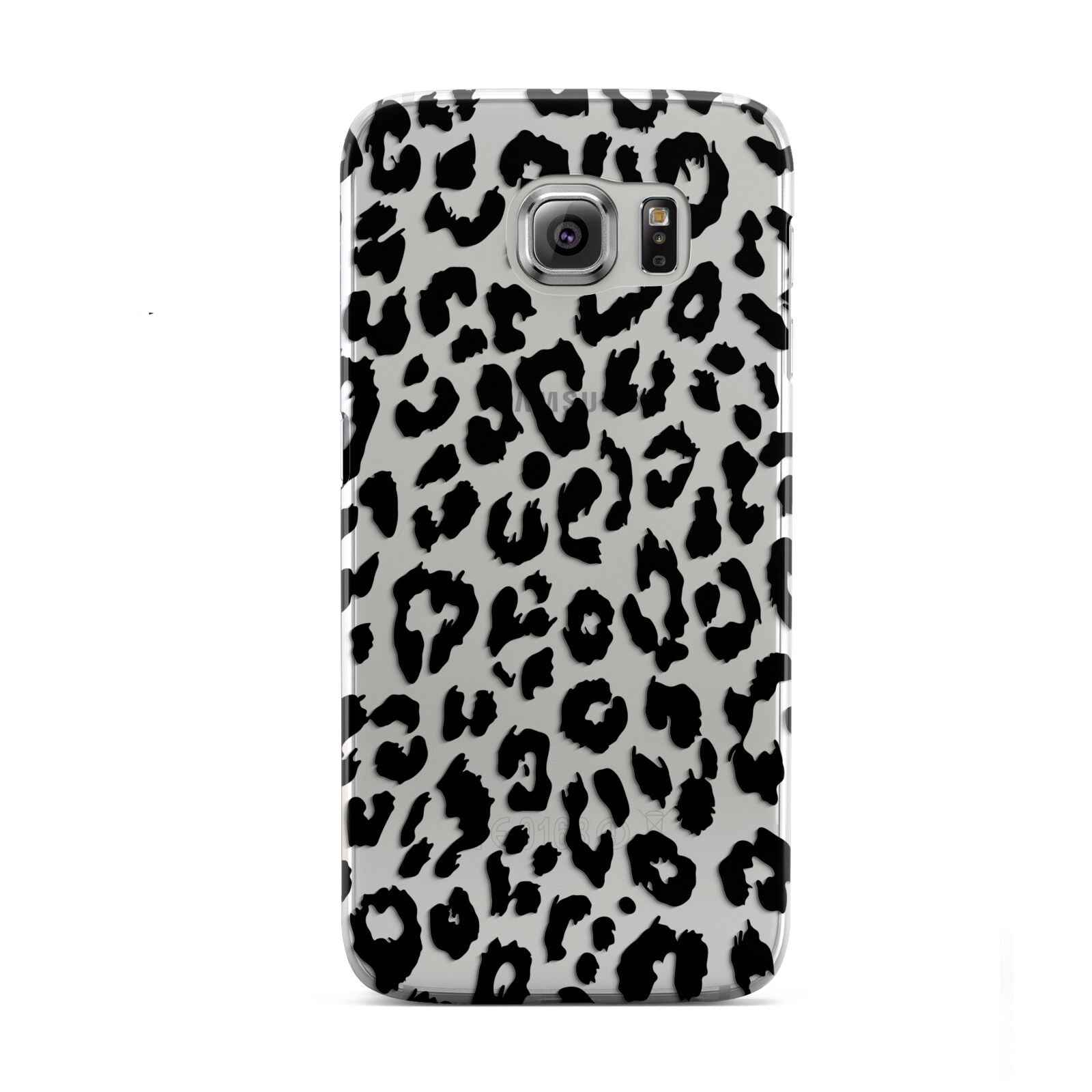 Black Leopard Print Samsung Galaxy S6 Case
