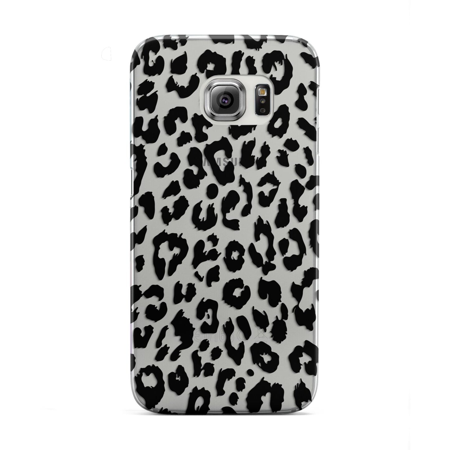 Black Leopard Print Samsung Galaxy S6 Edge Case
