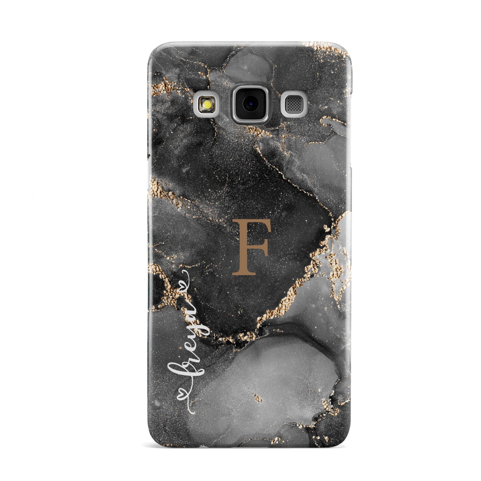 Black Marble Samsung Galaxy A3 Case