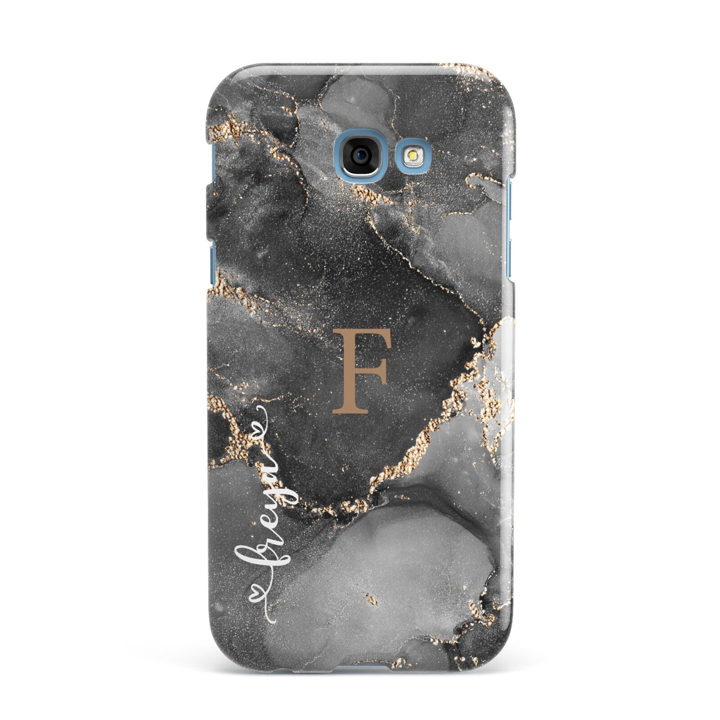 Black Marble Samsung Galaxy A7 2017 Case