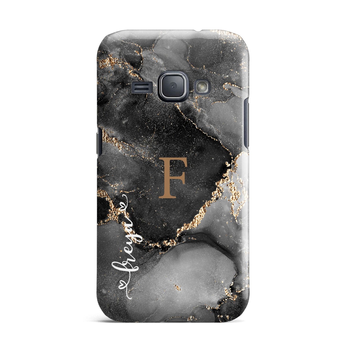 Black Marble Samsung Galaxy J1 2016 Case