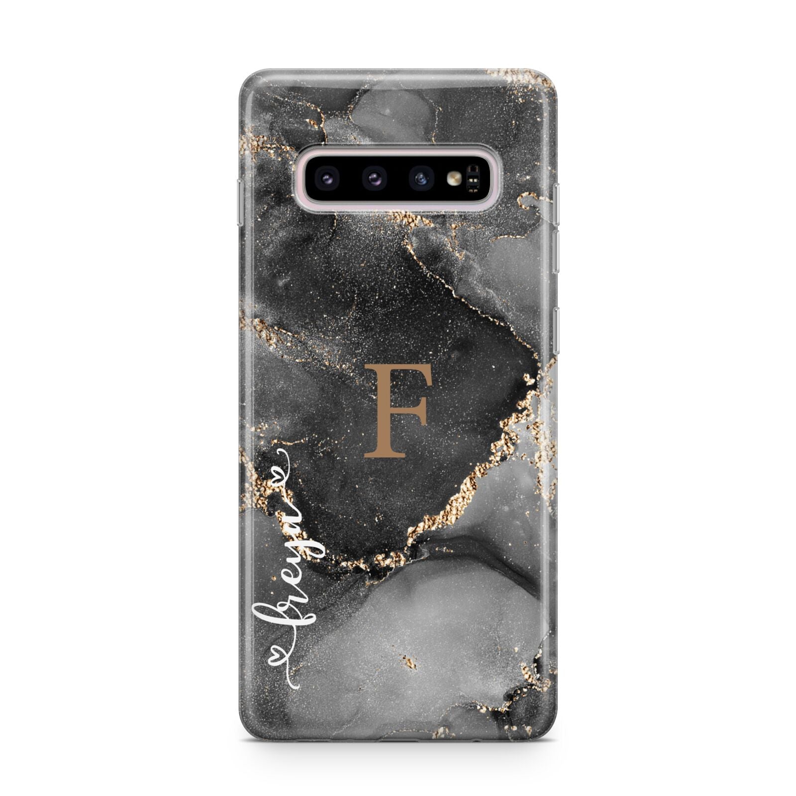 Black Marble Samsung Galaxy S10 Plus Case