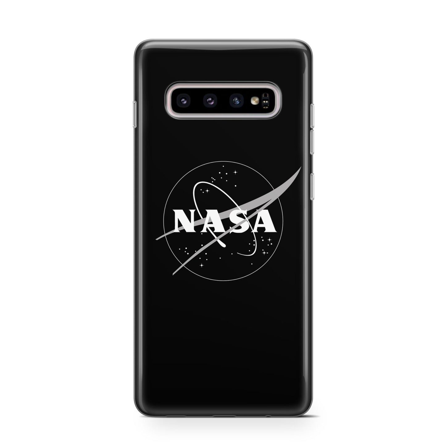 Black NASA Meatball Protective Samsung Galaxy Case