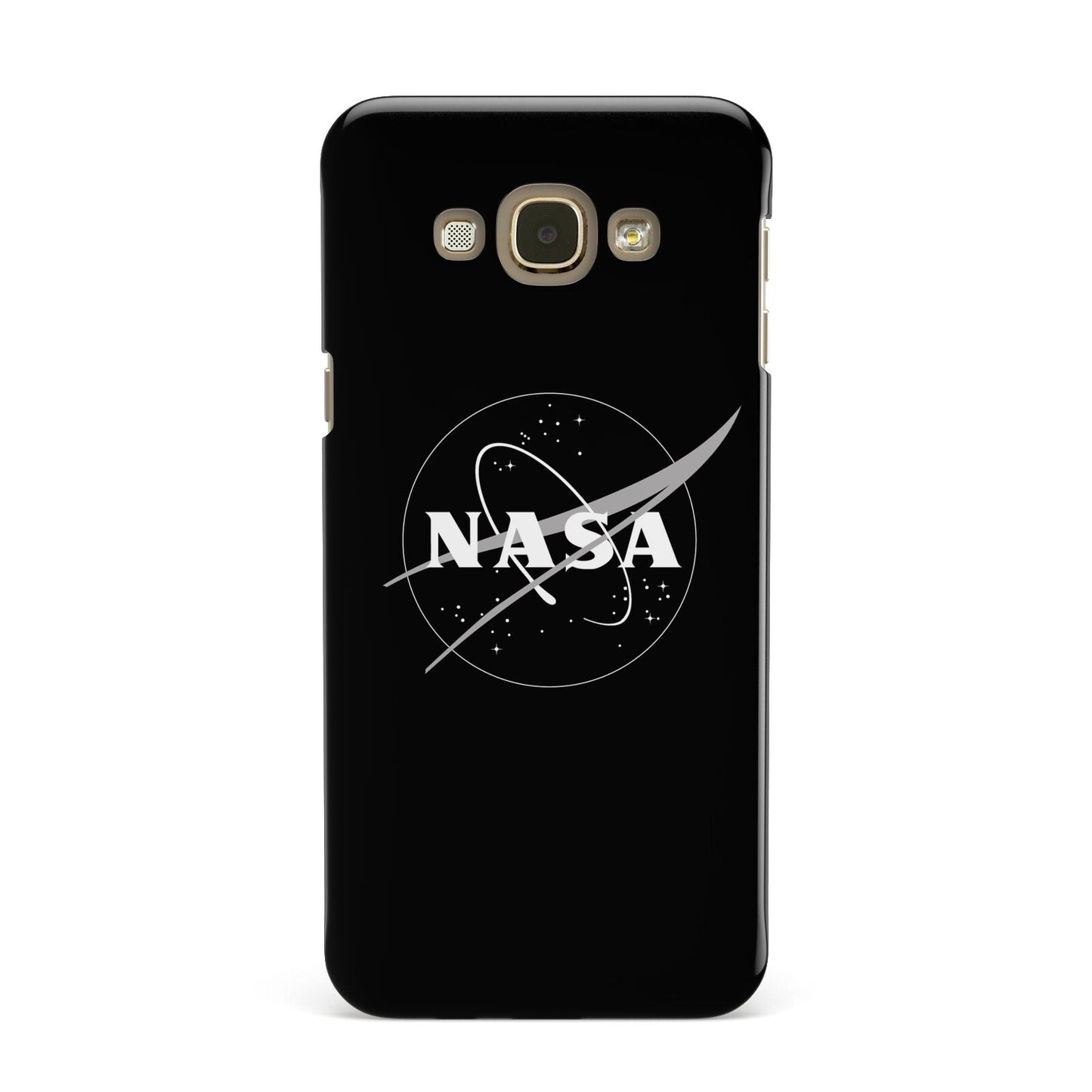 Black NASA Meatball Samsung Galaxy A8 Case
