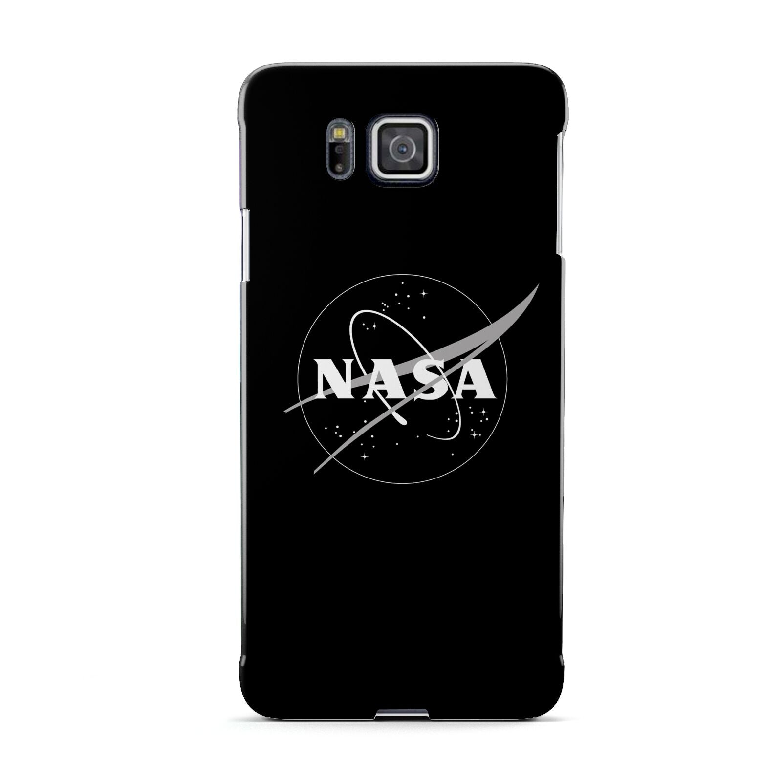Black NASA Meatball Samsung Galaxy Alpha Case