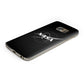 Black NASA Meatball Samsung Galaxy Case Bottom Cutout