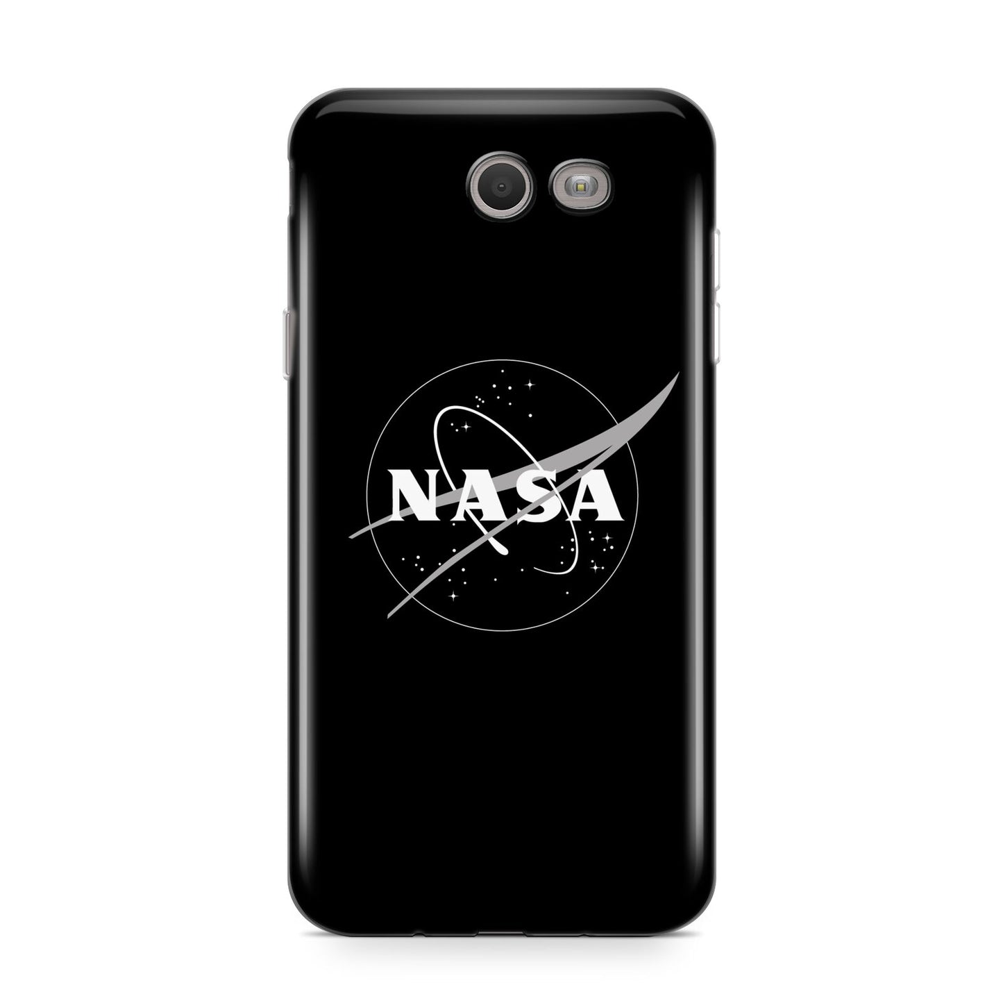 Black NASA Meatball Samsung Galaxy J7 2017 Case