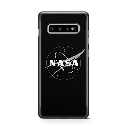 Black NASA Meatball Samsung Galaxy S10 Case
