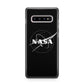 Black NASA Meatball Samsung Galaxy S10 Plus Case