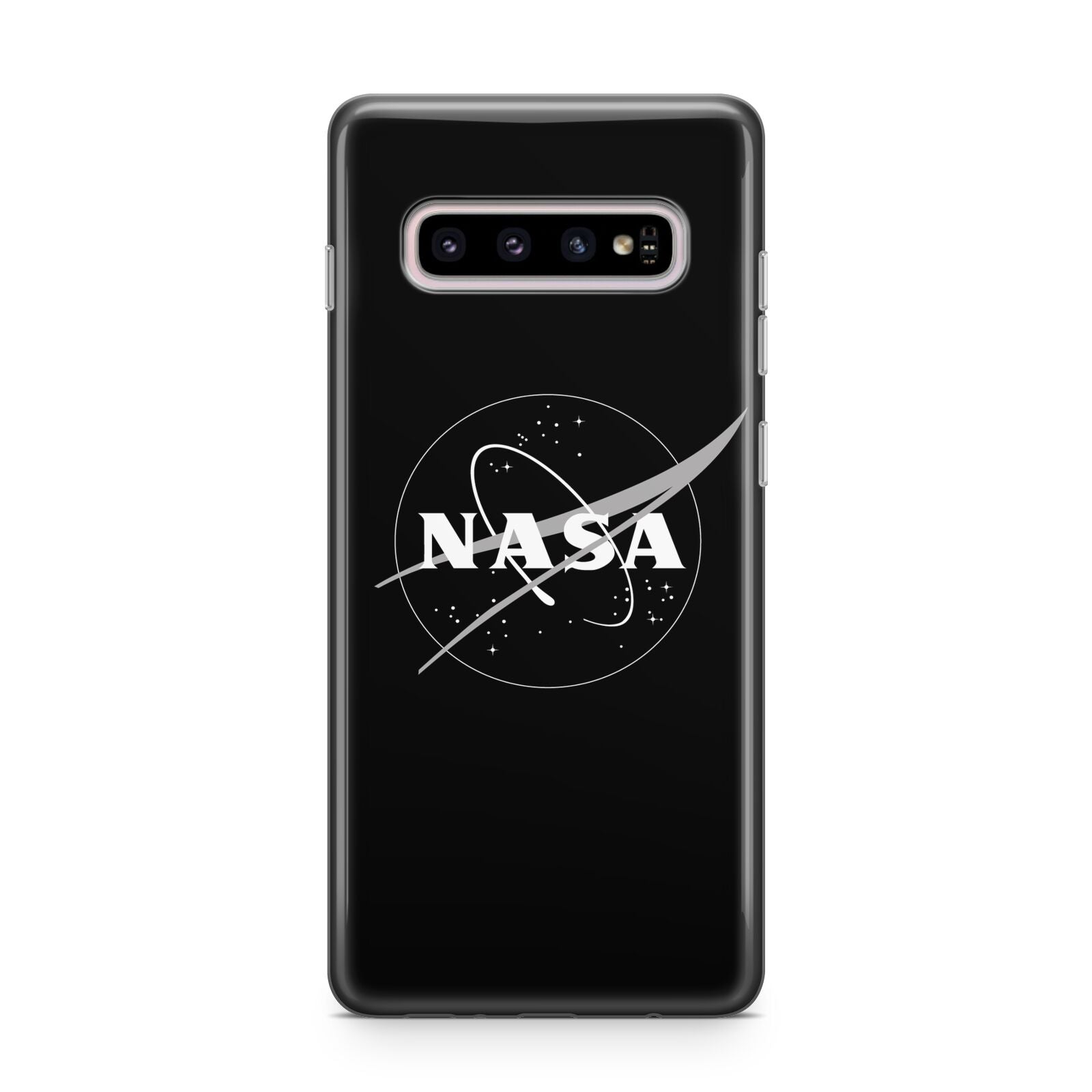 Black NASA Meatball Samsung Galaxy S10 Plus Case