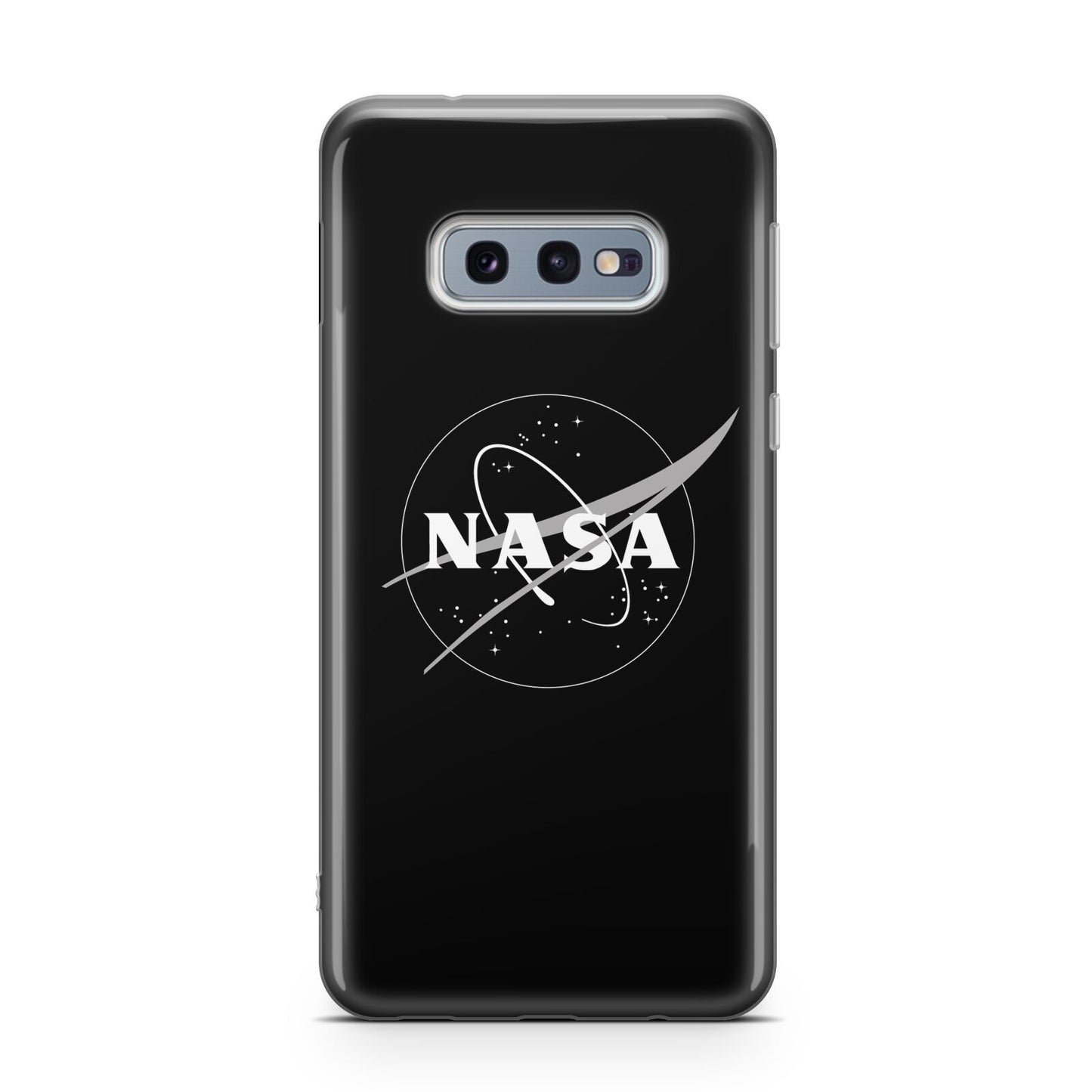 Black NASA Meatball Samsung Galaxy S10E Case