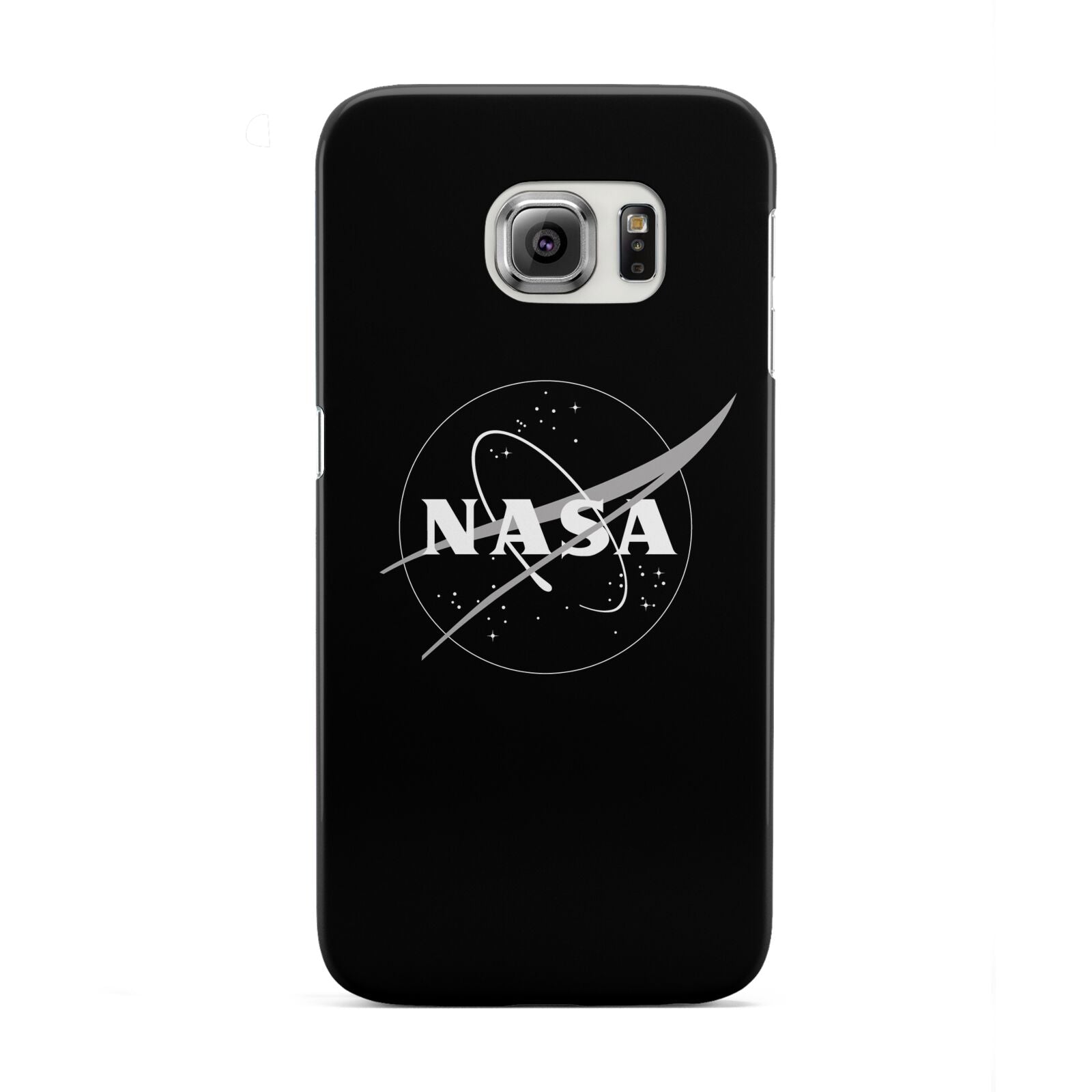 Black NASA Meatball Samsung Galaxy S6 Edge Case