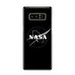 Black NASA Meatball Samsung Galaxy S8 Case