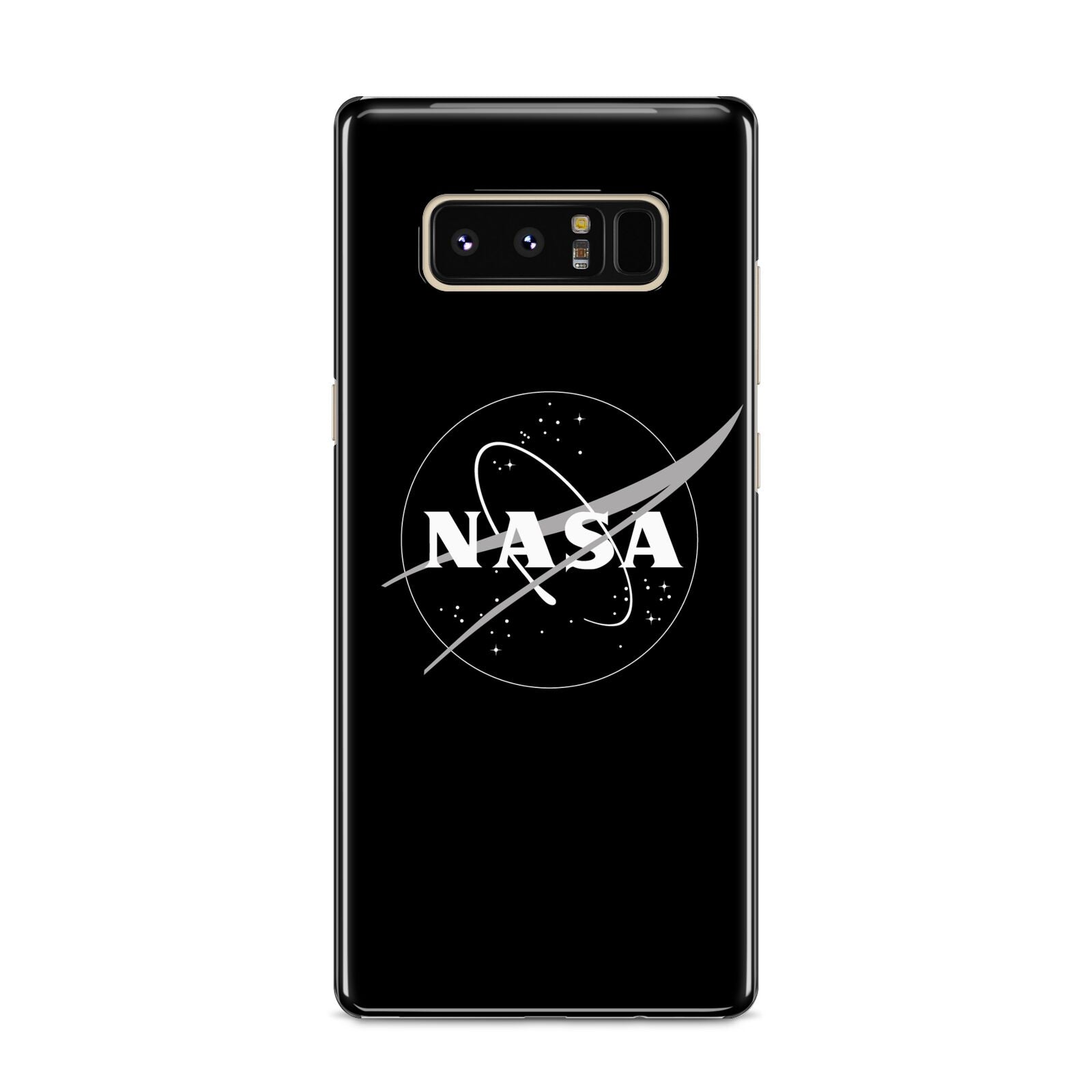 Black NASA Meatball Samsung Galaxy S8 Case
