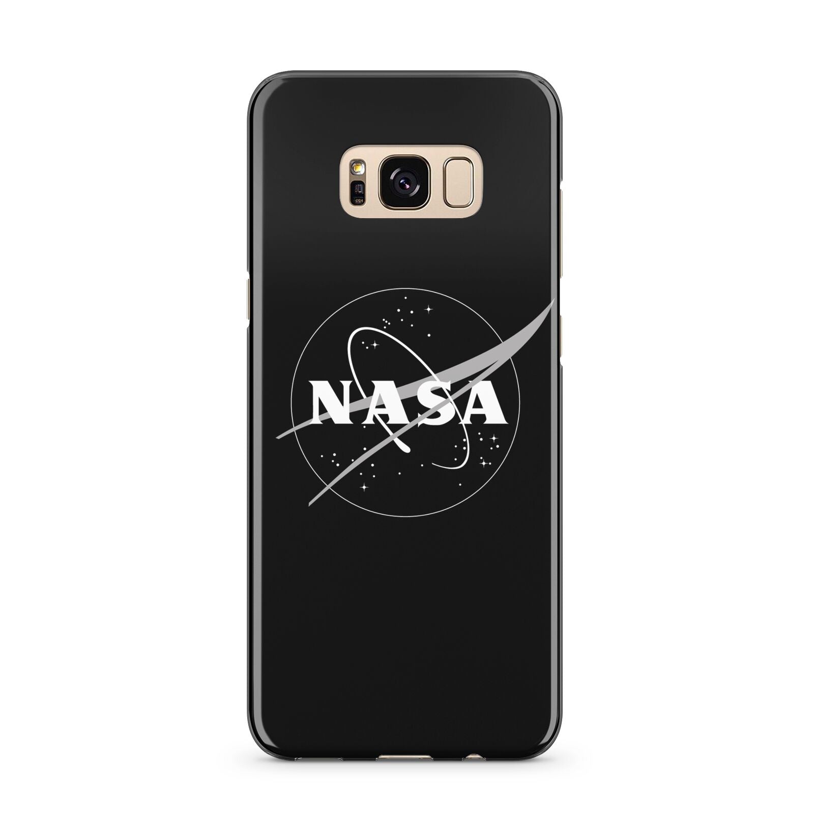 Black NASA Meatball Samsung Galaxy S8 Plus Case