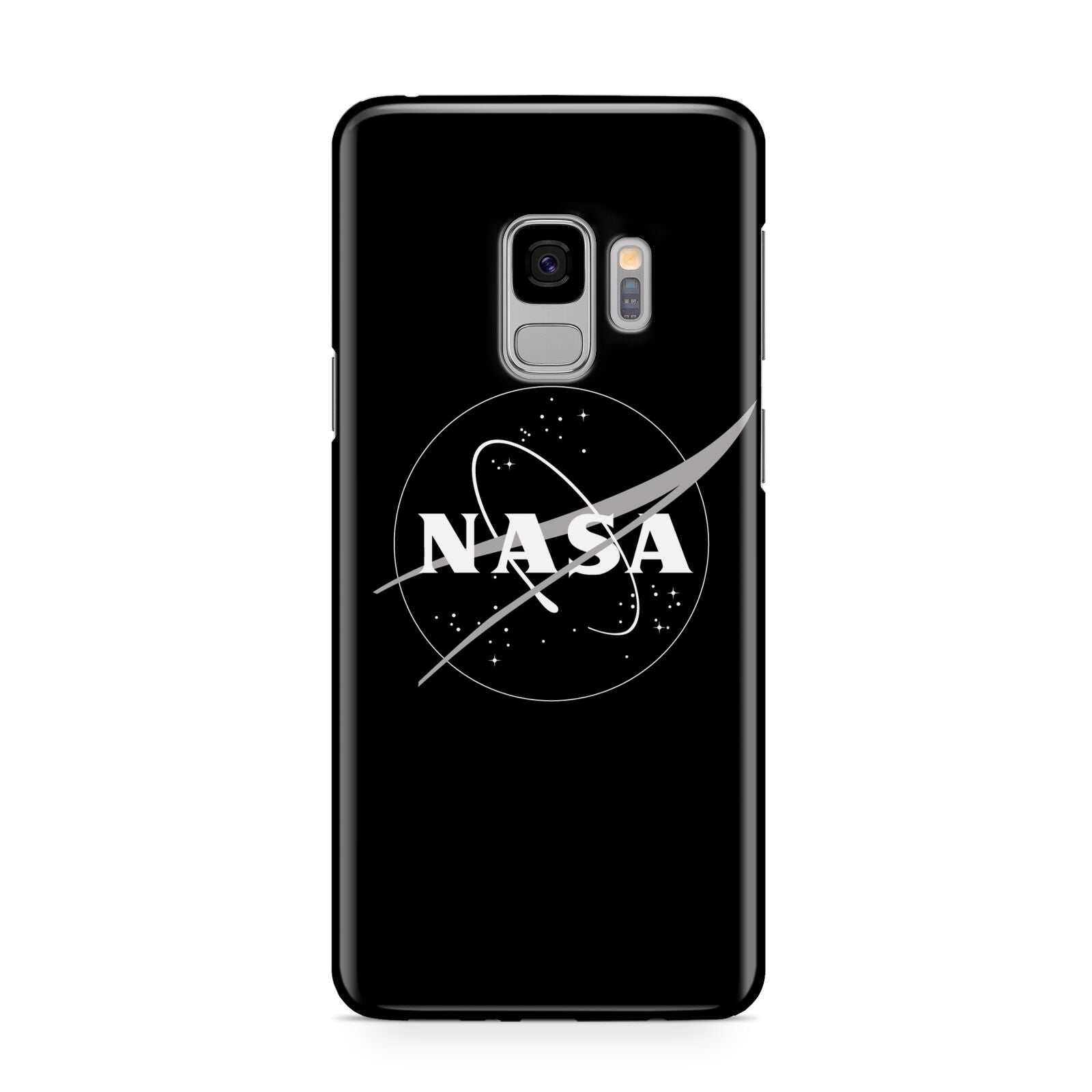 Black NASA Meatball Samsung Galaxy S9 Case