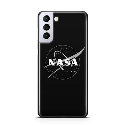 Black NASA Meatball Samsung S21 Plus Case