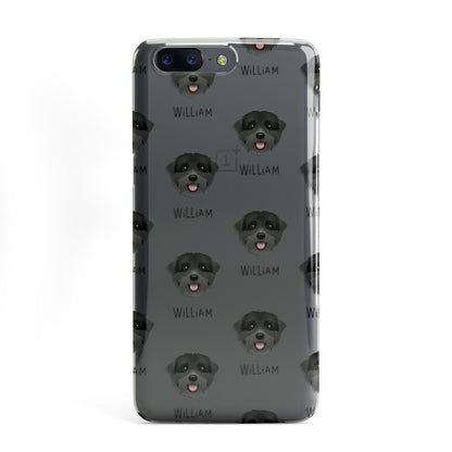 Black Russian Terrier Icon with Name OnePlus Case