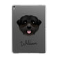 Black Russian Terrier Personalised Apple iPad Grey Case