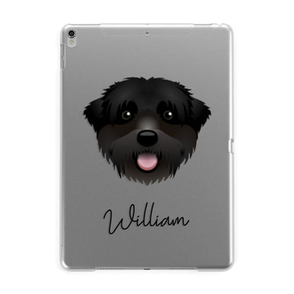 Black Russian Terrier Personalised Apple iPad Silver Case