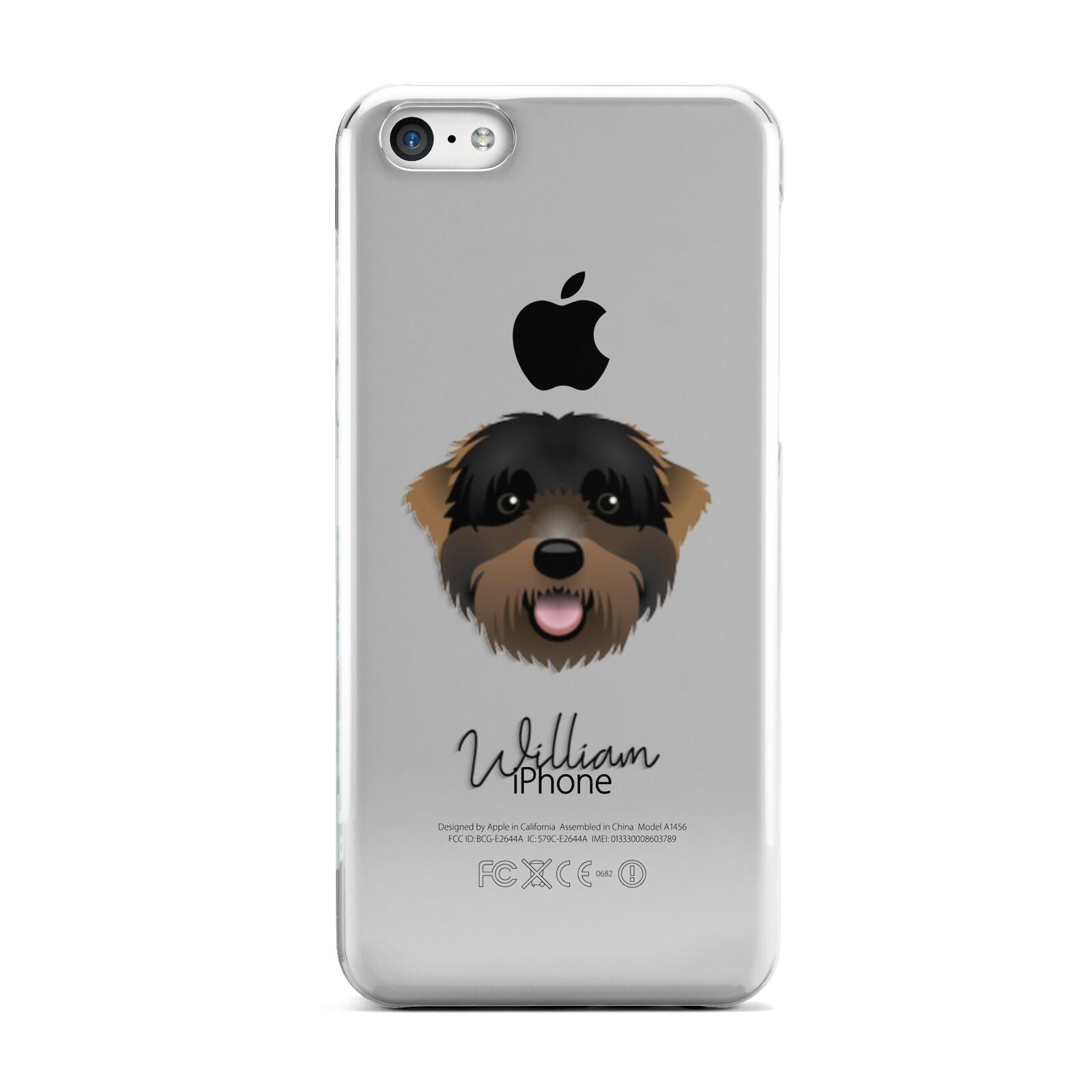 Black Russian Terrier Personalised Apple iPhone 5c Case