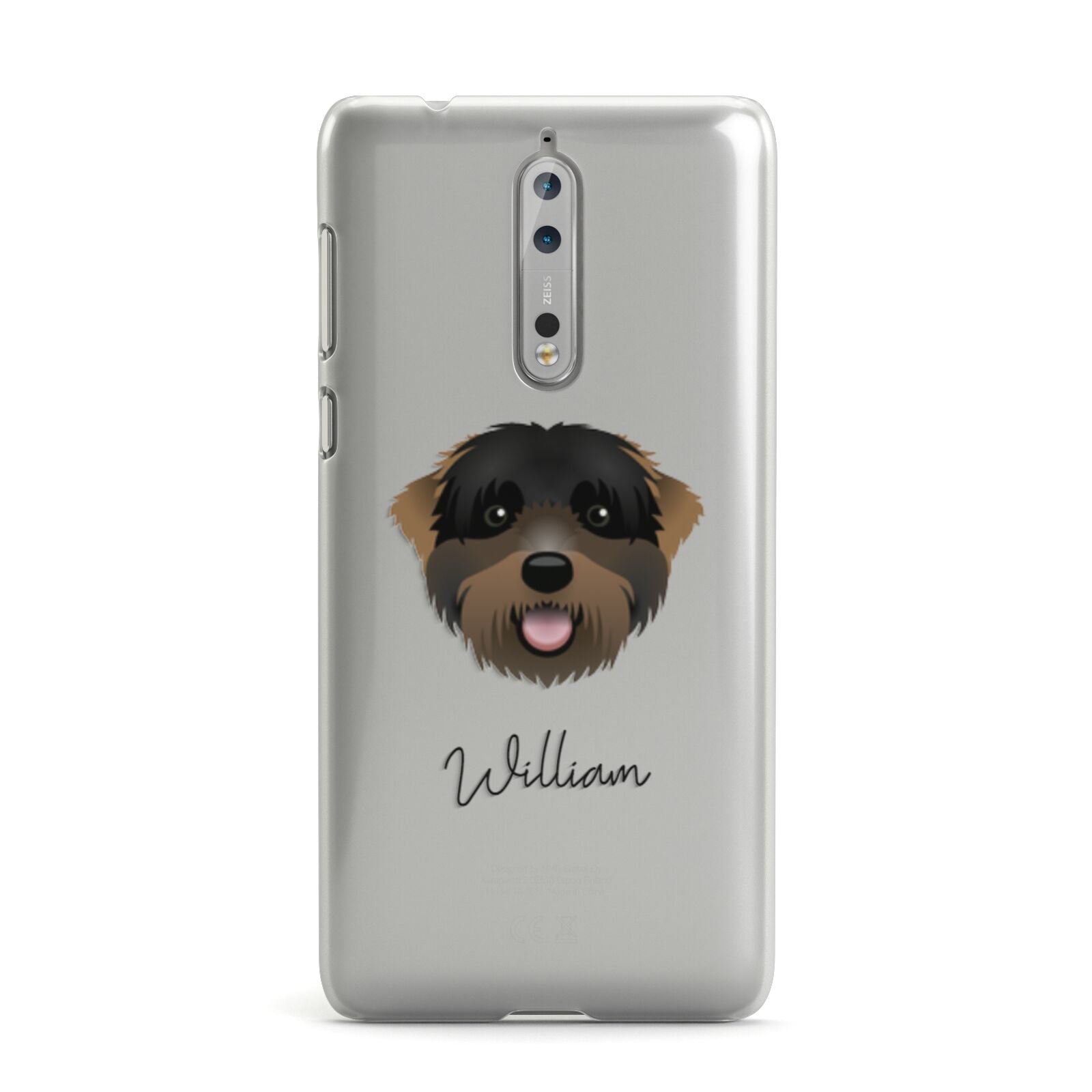 Black Russian Terrier Personalised Nokia Case