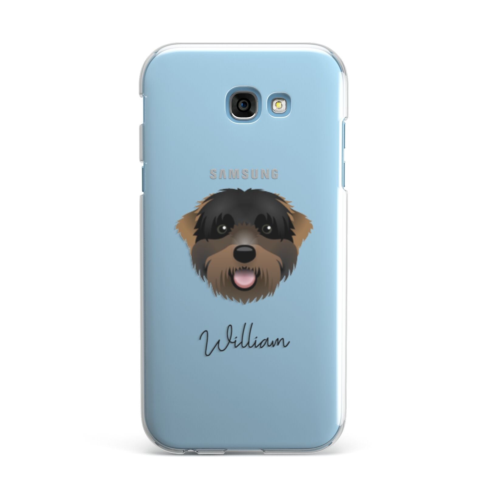 Black Russian Terrier Personalised Samsung Galaxy A7 2017 Case
