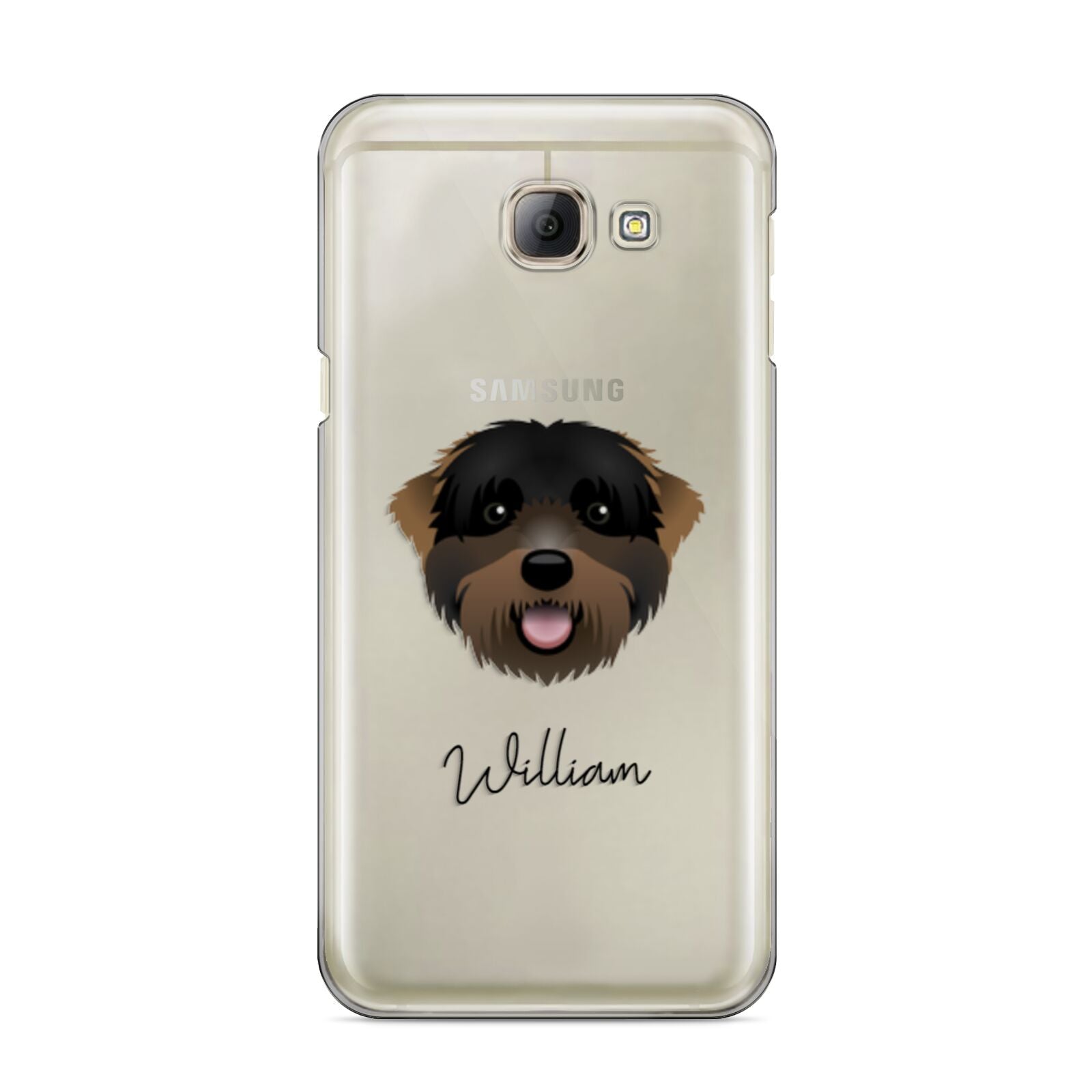 Black Russian Terrier Personalised Samsung Galaxy A8 2016 Case