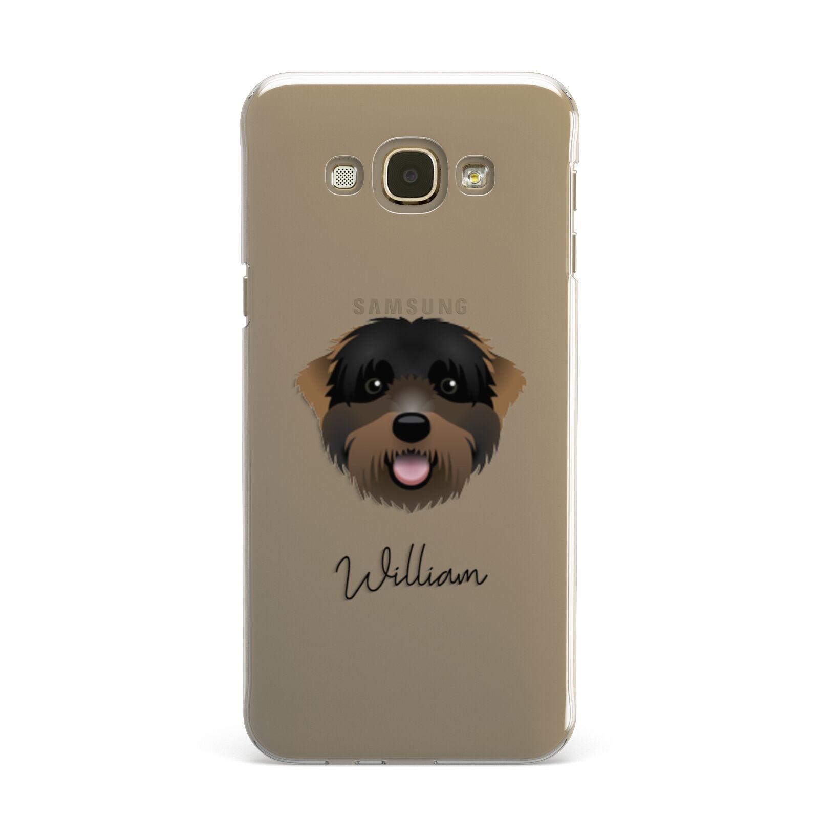 Black Russian Terrier Personalised Samsung Galaxy A8 Case