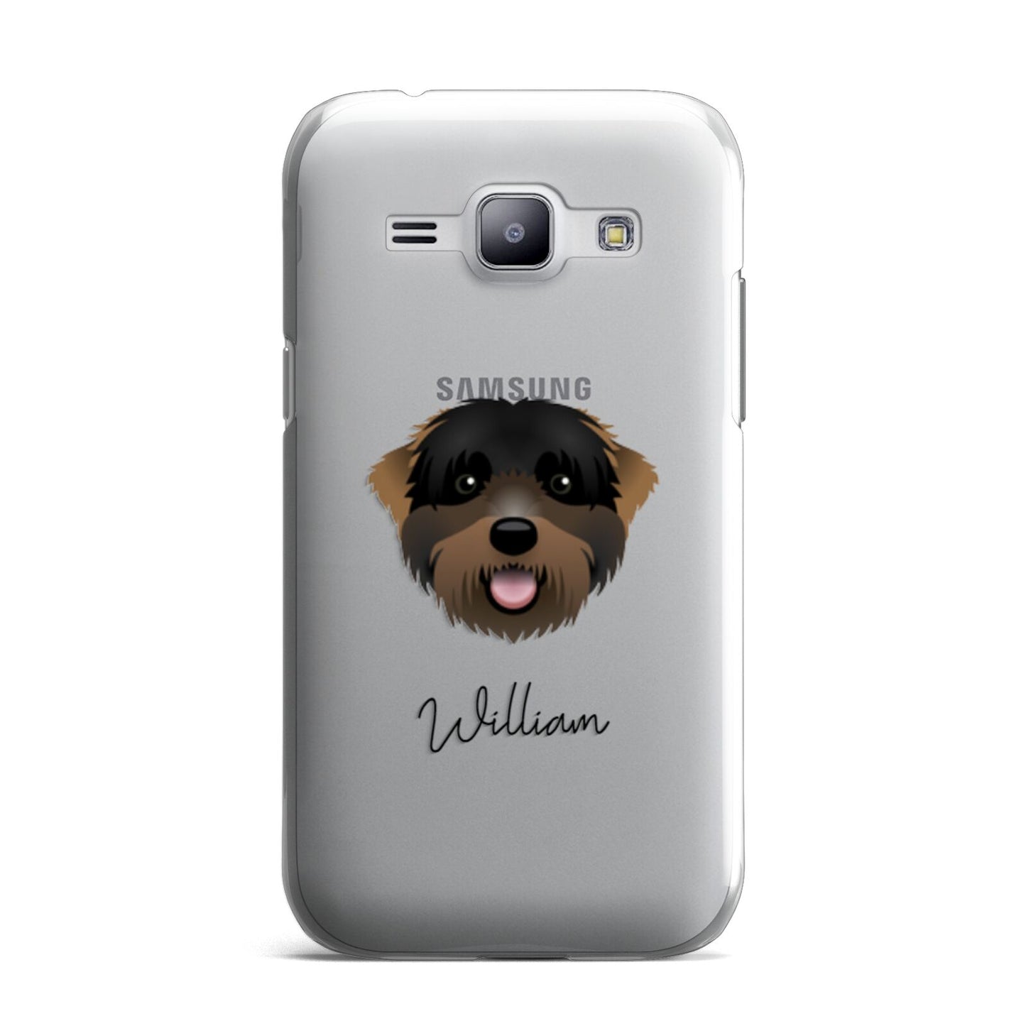 Black Russian Terrier Personalised Samsung Galaxy J1 2015 Case