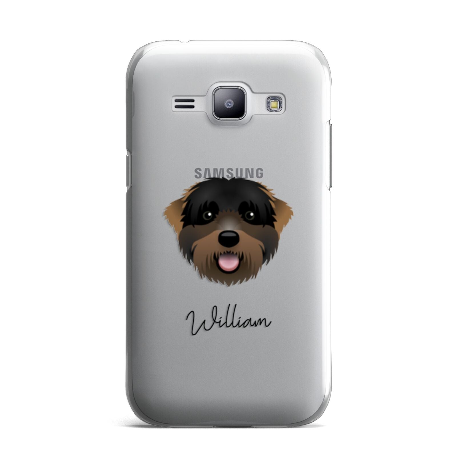 Black Russian Terrier Personalised Samsung Galaxy J1 2015 Case