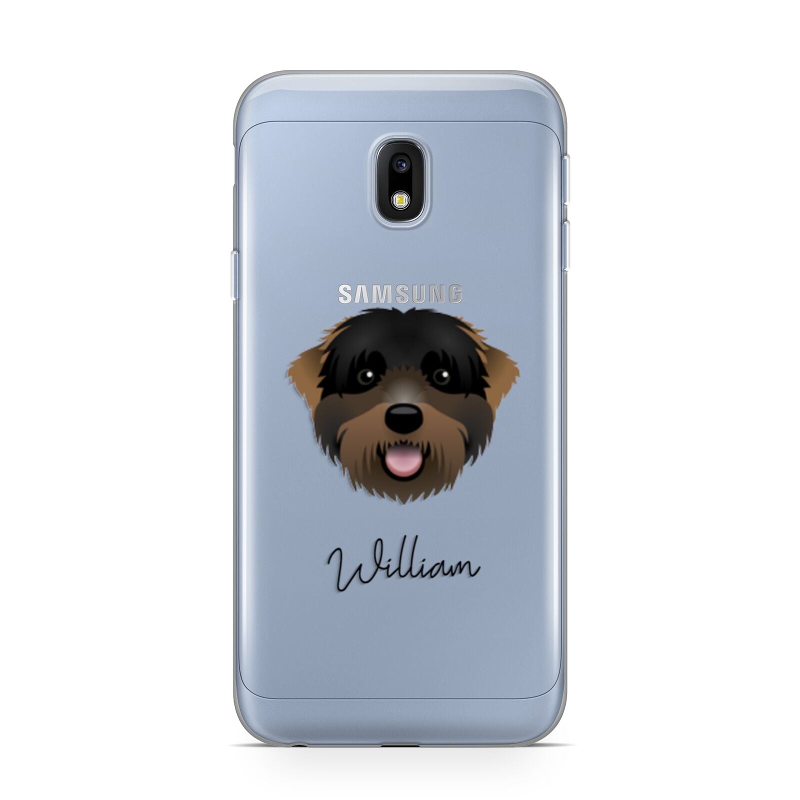 Black Russian Terrier Personalised Samsung Galaxy J3 2017 Case