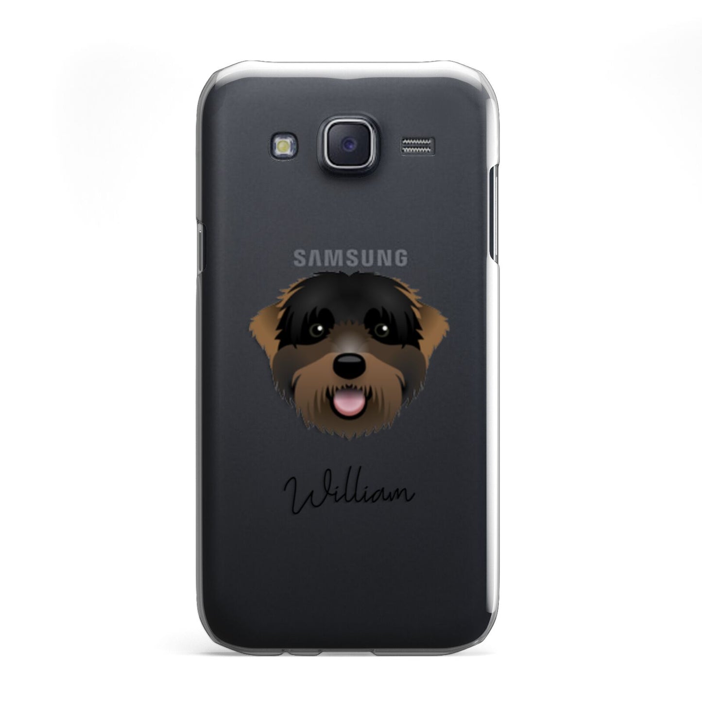 Black Russian Terrier Personalised Samsung Galaxy J5 Case