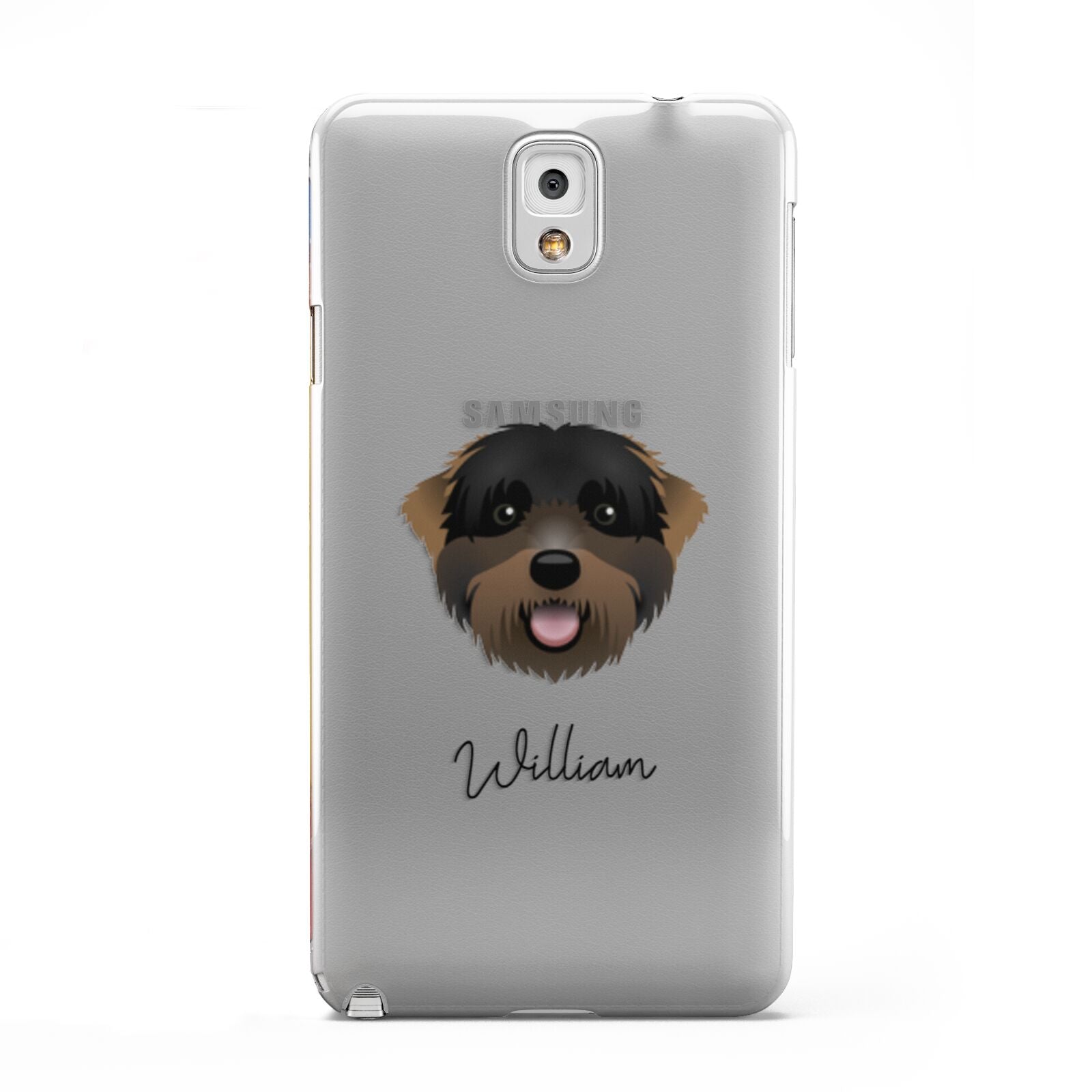 Black Russian Terrier Personalised Samsung Galaxy Note 3 Case