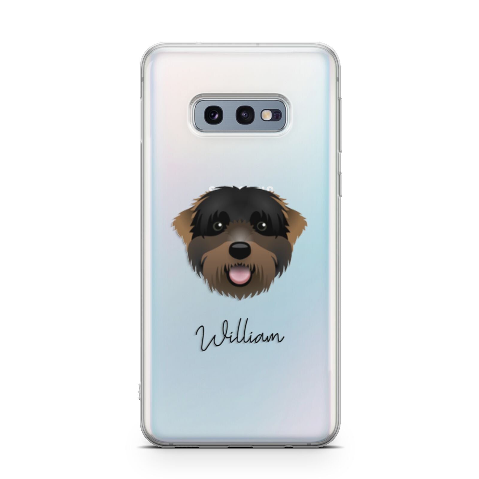 Black Russian Terrier Personalised Samsung Galaxy S10E Case