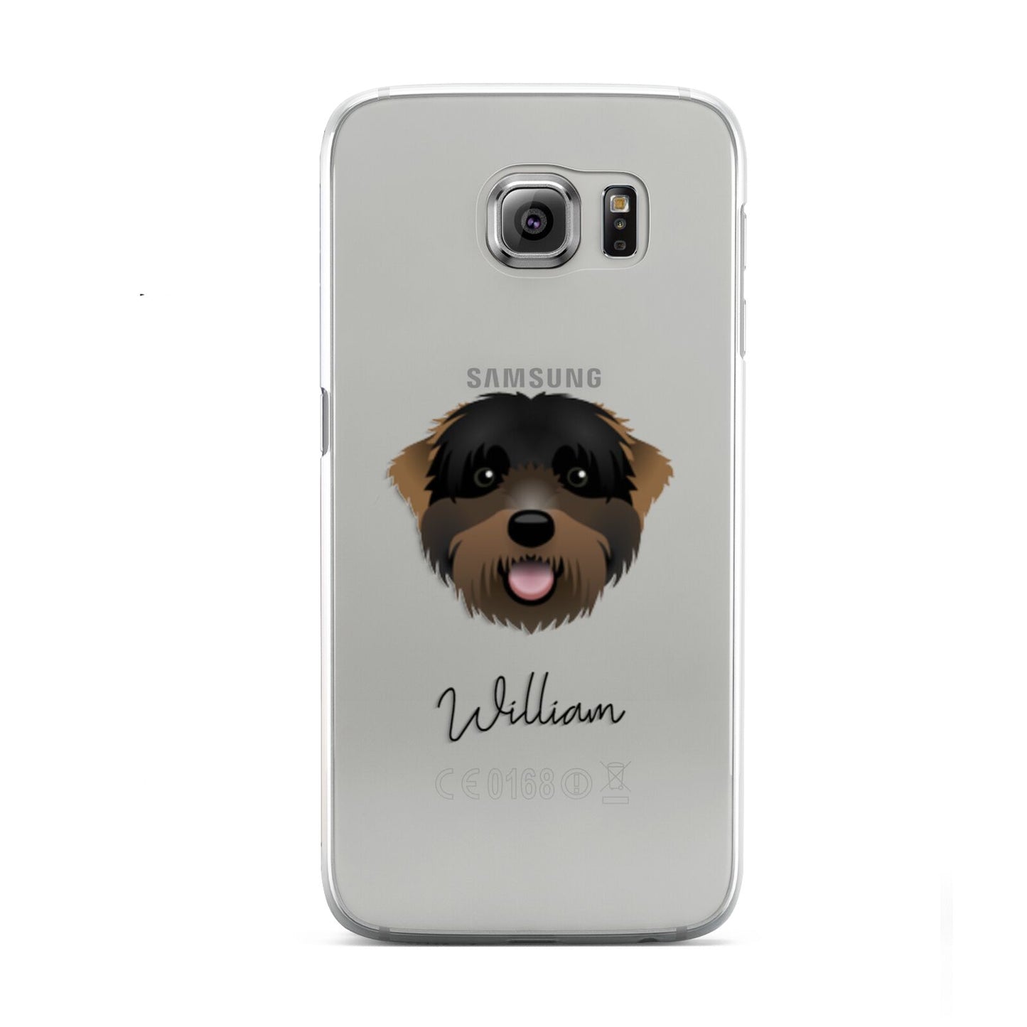 Black Russian Terrier Personalised Samsung Galaxy S6 Case