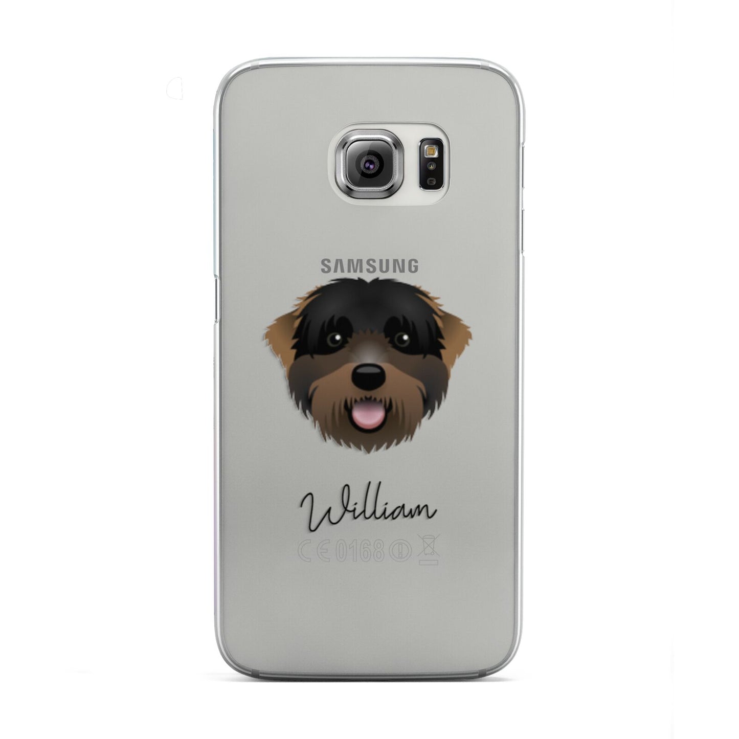 Black Russian Terrier Personalised Samsung Galaxy S6 Edge Case