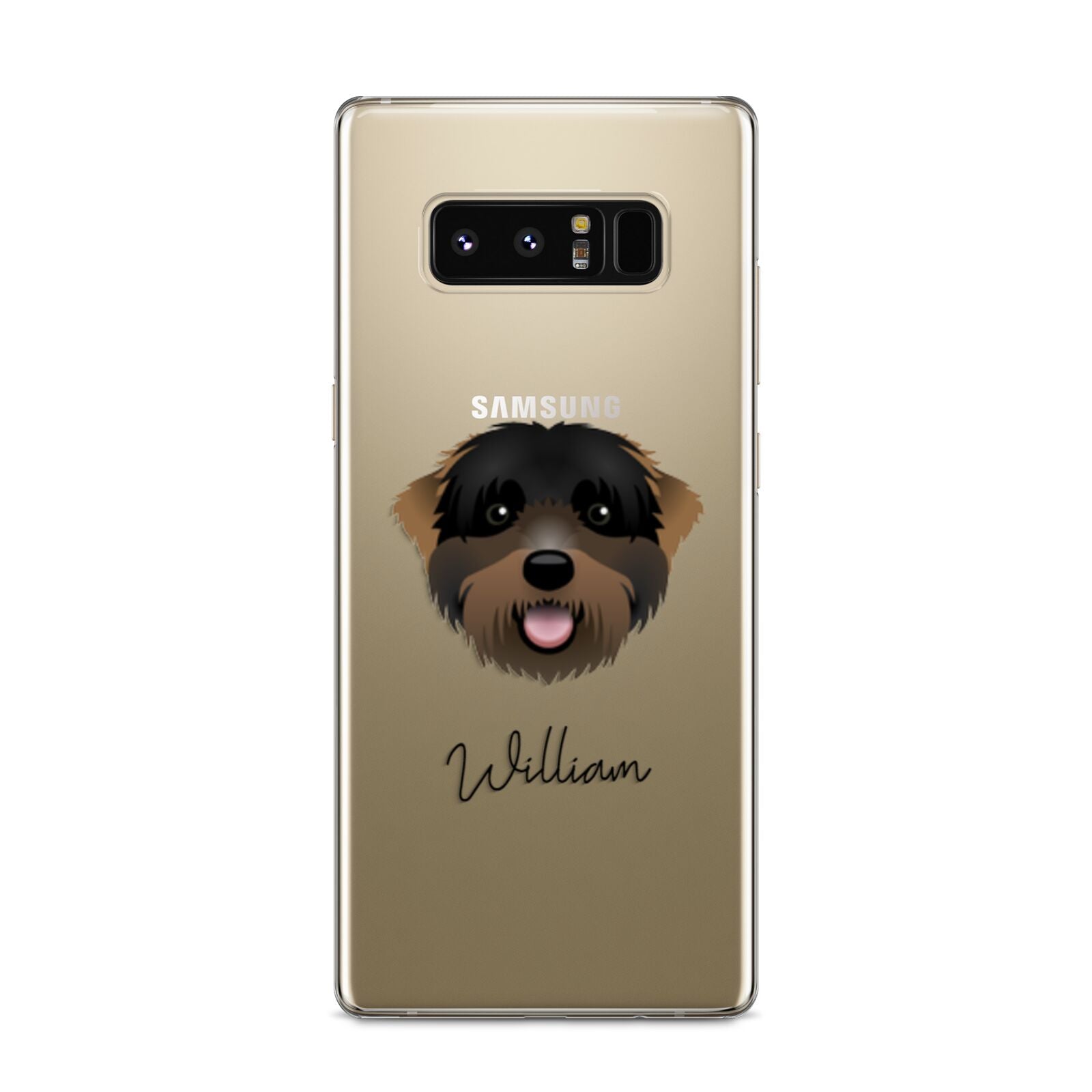 Black Russian Terrier Personalised Samsung Galaxy S8 Case