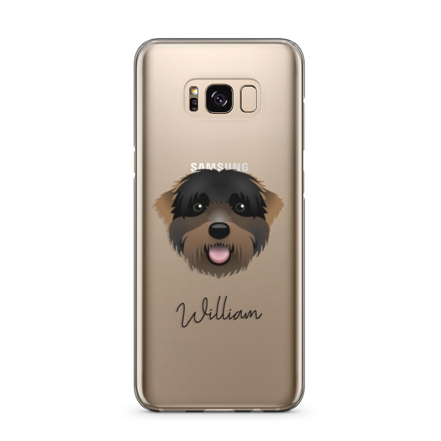 Black Russian Terrier Personalised Samsung Galaxy S8 Plus Case