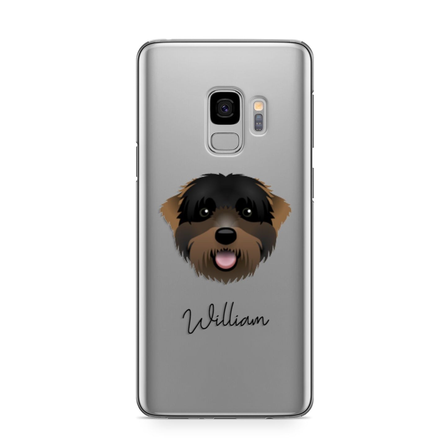 Black Russian Terrier Personalised Samsung Galaxy S9 Case