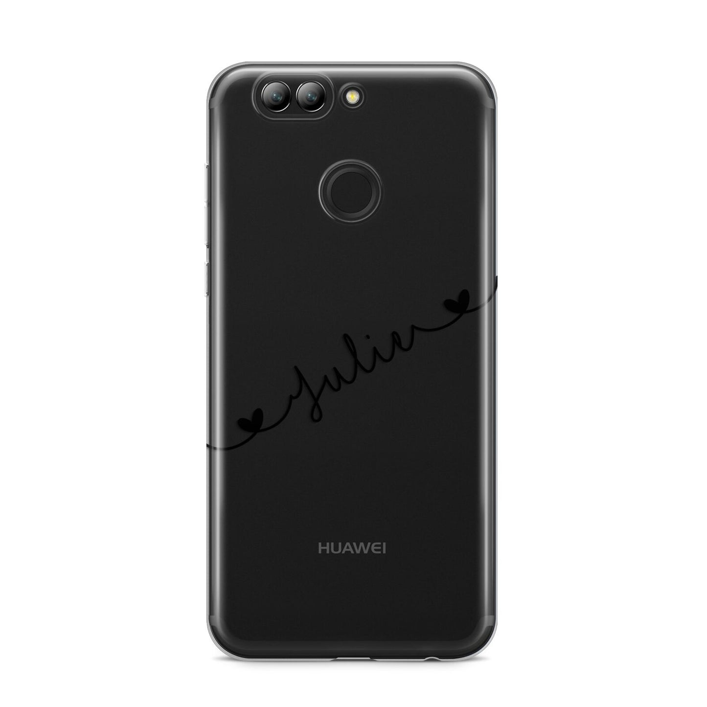 Black Sloped Handwritten Name Huawei Nova 2s Phone Case