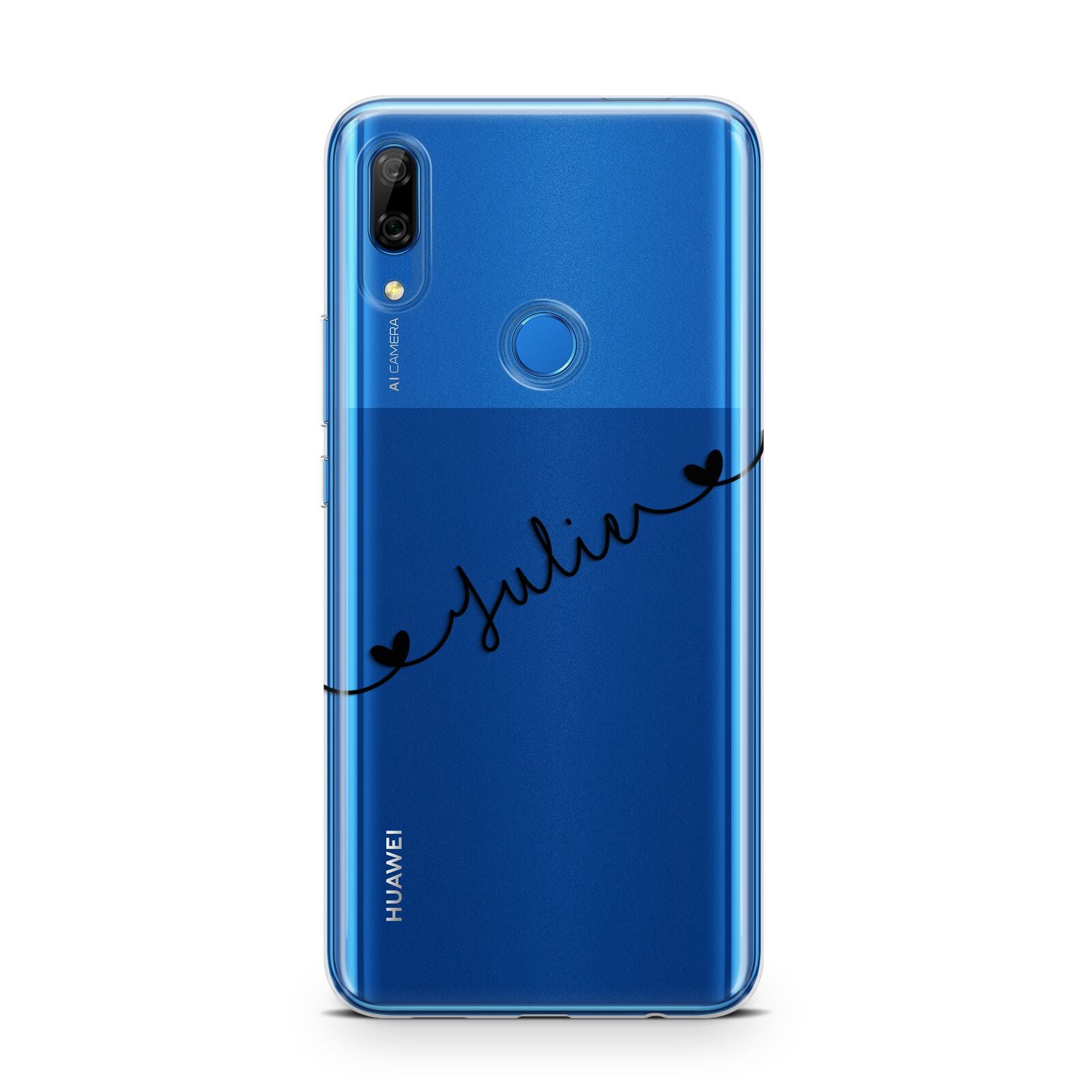 Black Sloped Handwritten Name Huawei P Smart Z