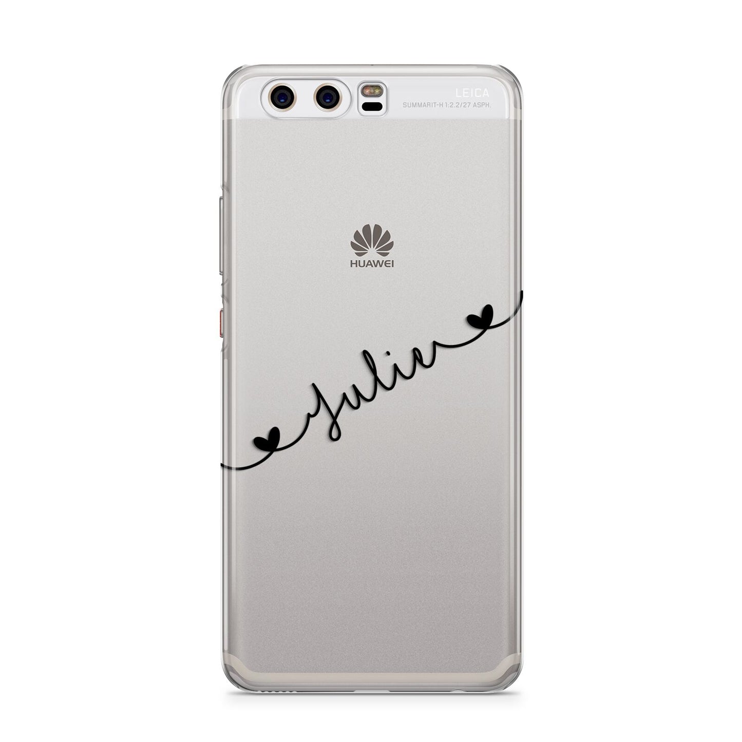 Black Sloped Handwritten Name Huawei P10 Phone Case