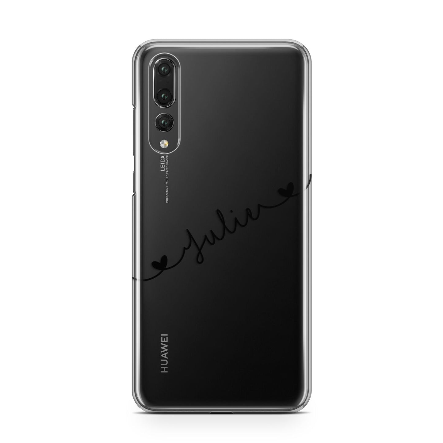 Black Sloped Handwritten Name Huawei P20 Pro Phone Case