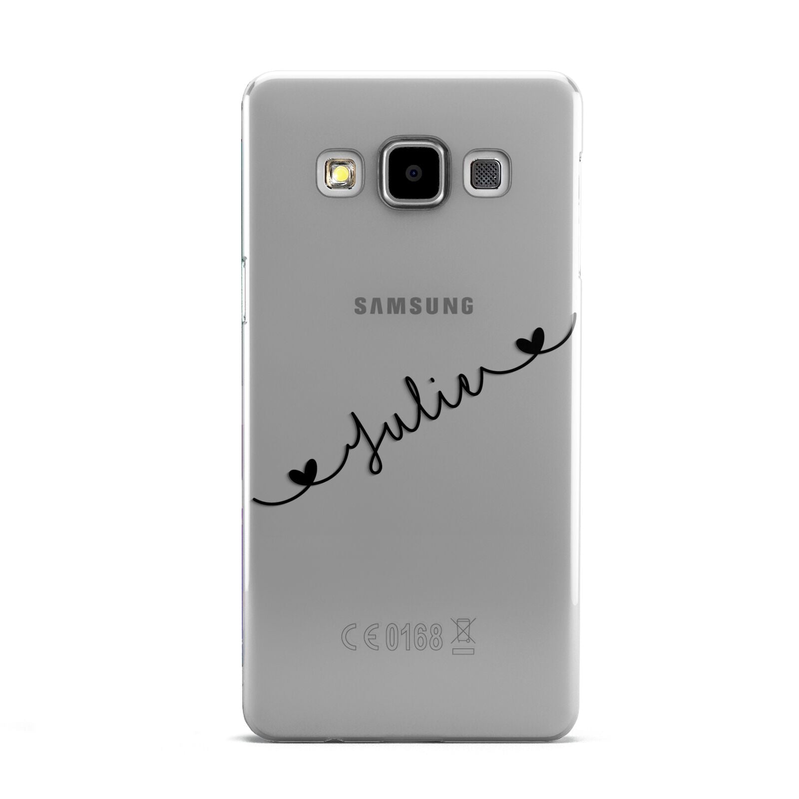 Black Sloped Handwritten Name Samsung Galaxy A5 Case